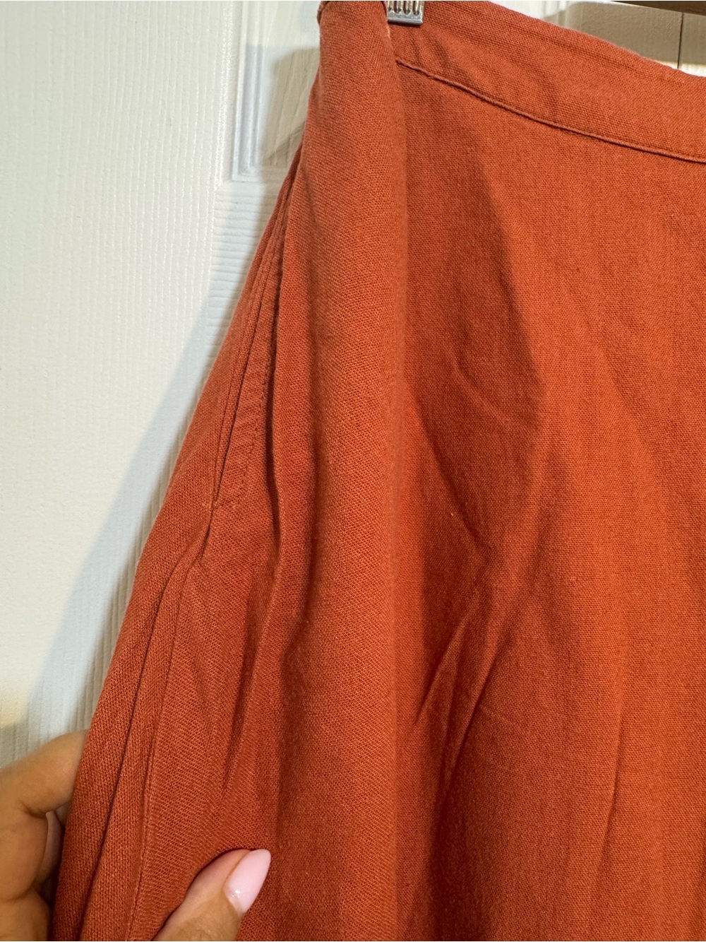 House of Harlow 1960 Rust A-Line Maxi Skirt size m - Picture 2 of 5